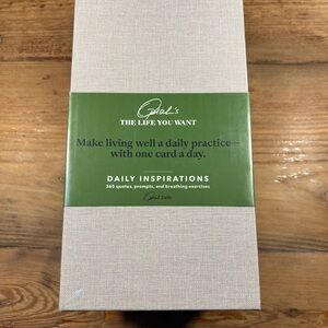NEW AND SEALED Oprah Daily “The Life You Want” Daily Inspirations Card Deck